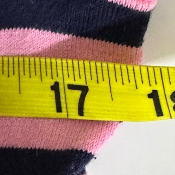 Lilly Pulitzer sz XSM sweater cardigan in navy and a deep pink. Lightweight - Picture 4 of 13